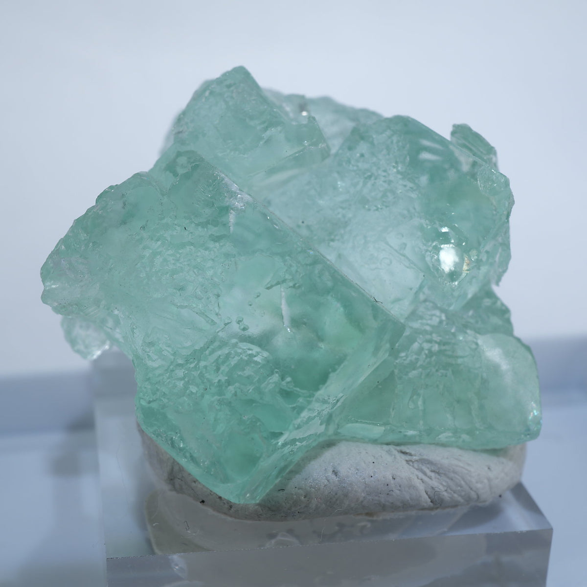 中国 湖南省 シャンファーリン産 グリーンフローライト – 天然石