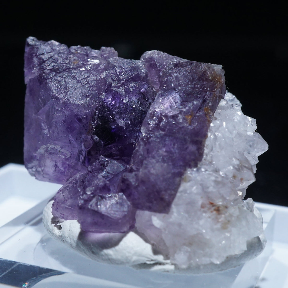 南アフリカ産 フローライト・水晶 – 天然石ハッピーギフト