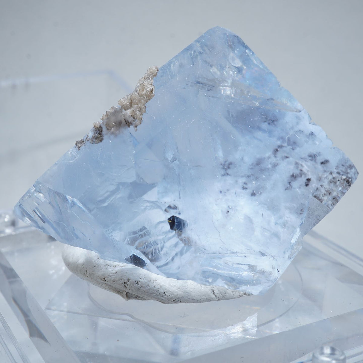 フローライト原石　イリノイ　鉱物標本　天然石 イリノイ州 Cave in Rock産 蛍光八面体フローライト 約6g |ハッピー