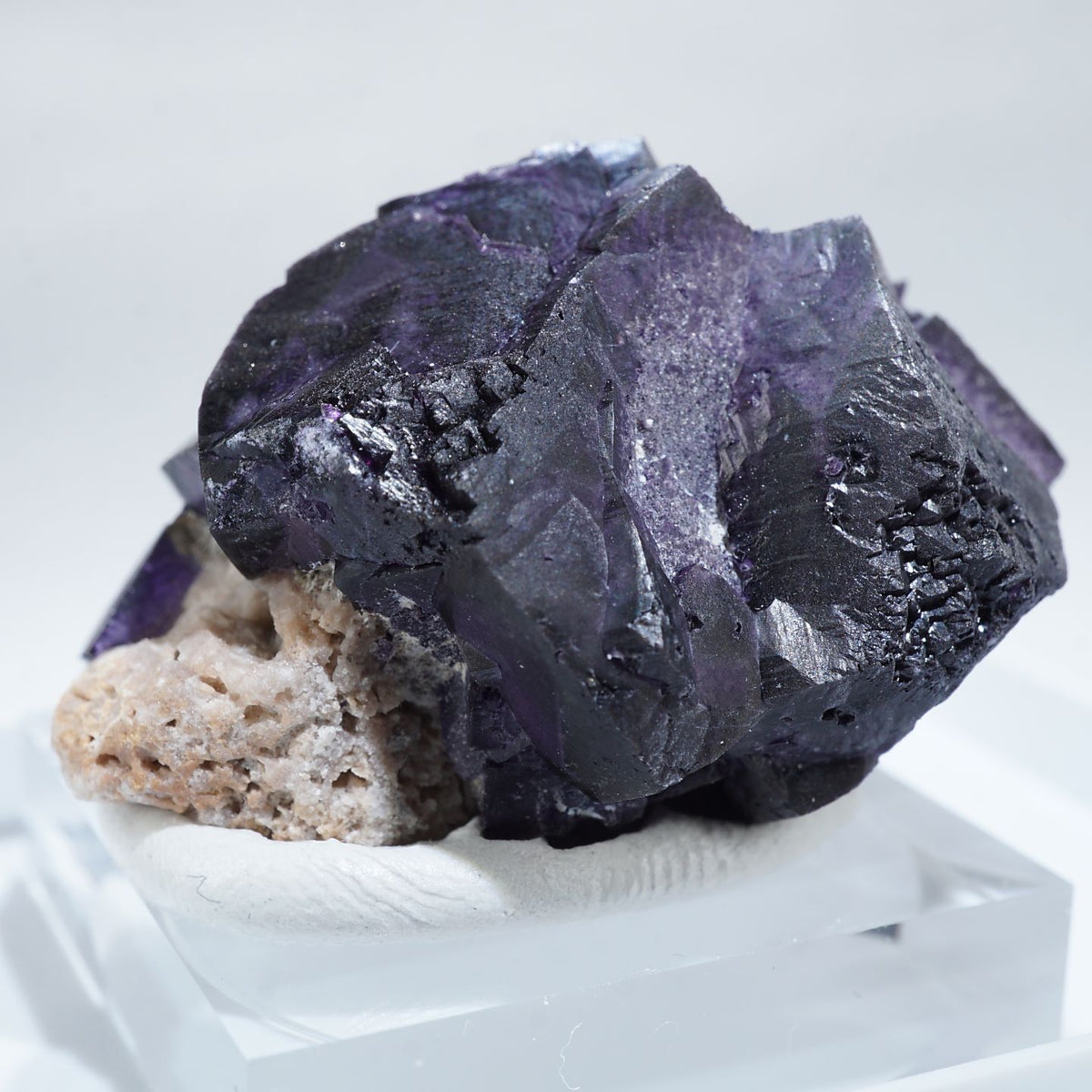 ウクライナ産 母岩付きフローライト – 天然石ハッピーギフト