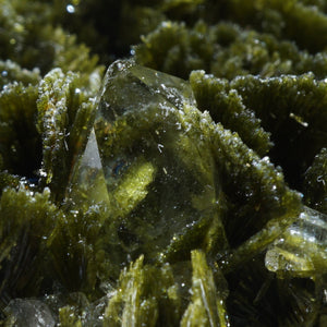 スペイン産　Clinozoisite・Quartz