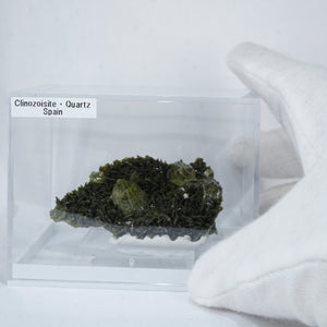 スペイン産  Clinozoisite・Quartz