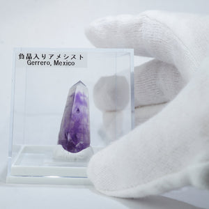 メキシコ産 Negative Crystal in Amethyst(負晶)