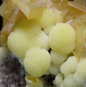 メキシコ産 Wulfenite・Mimetite