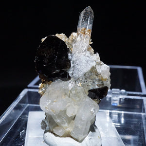 ポルトガル産 錫石・水晶・モスコバイト