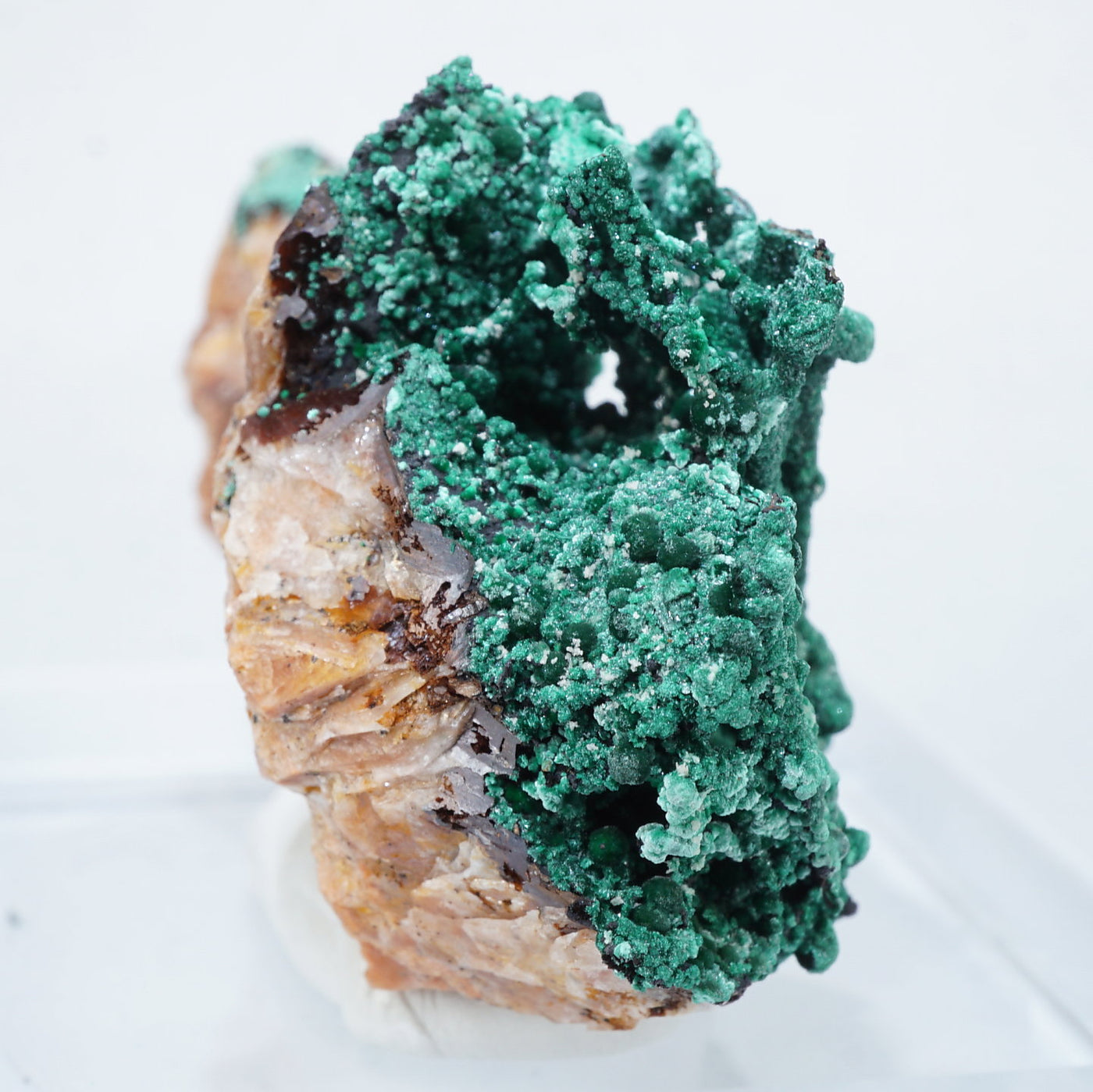 モロッコ産 マラカイト カルサイト共生 鉱物標本 モロッコ産 マラカイト – 天然石ハッピーギフト