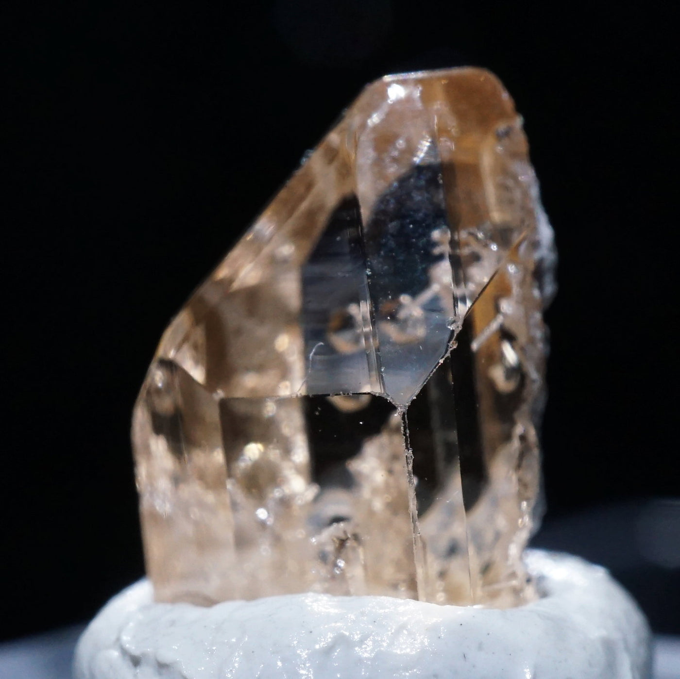 アメリカユタ州産ハーキマーinトパーズ/グラデーションブレス/11.5ミリ アメリカユタ州産ハーキマーinトパーズ/グラデーションブレス/11.5ミリ