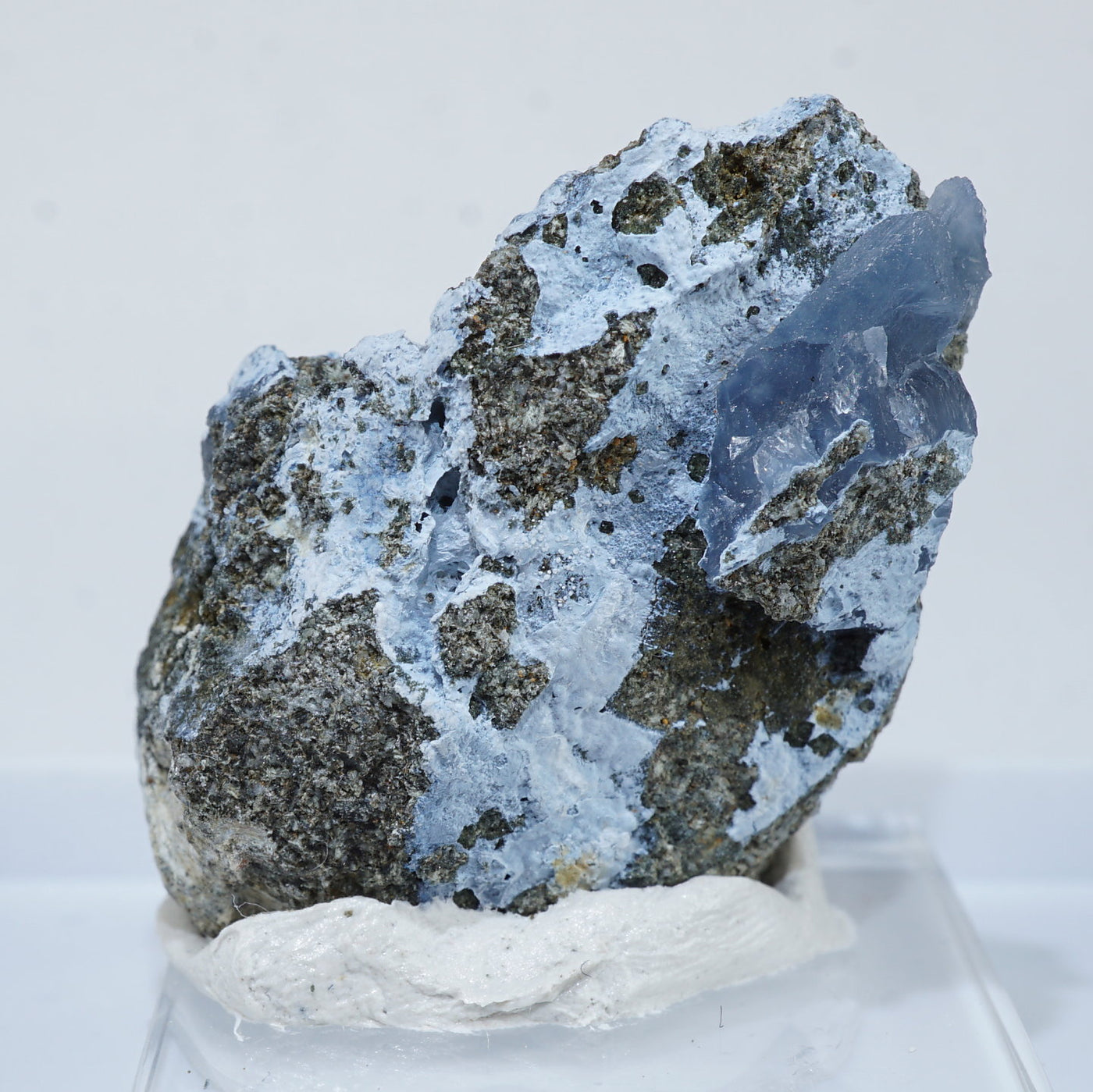 レア✨スペイン産 ブルークォーツ母岩付き 結晶原石 スペイン・マラガ