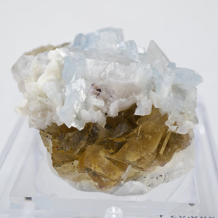 スペイン モスコーナ鉱山産 フローライト・バライト・カルサイト