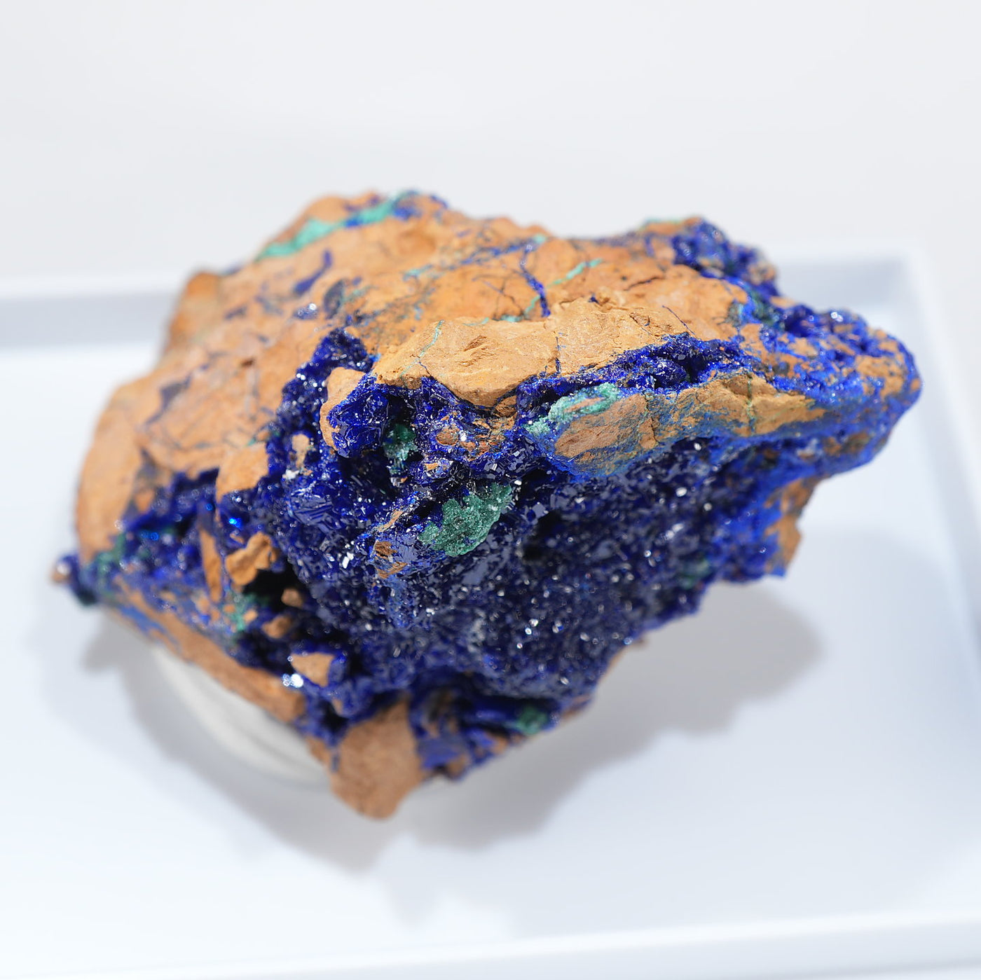 青白い天然石 コンゴ産 アズライト – 天然石ハッピーギフト