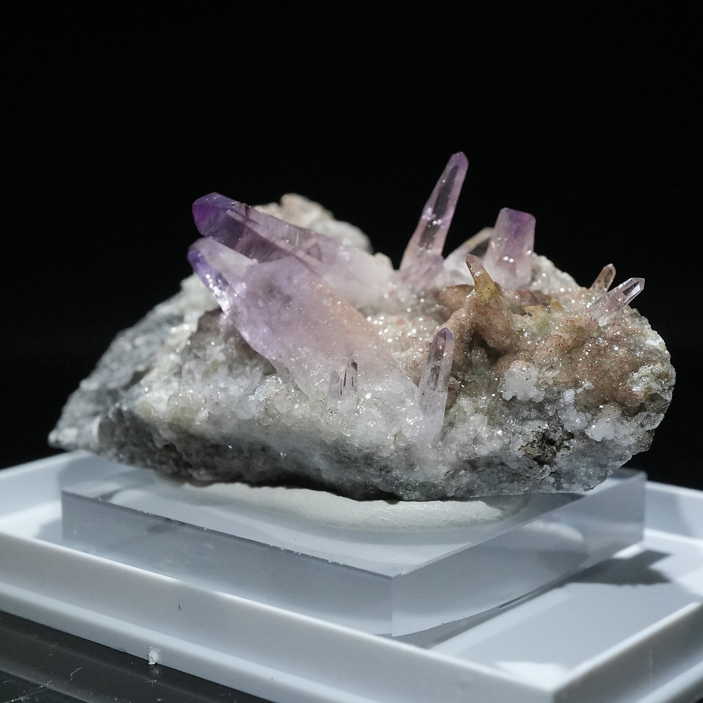 【超希少　メキシコベラクルス産　女神のアメジスト　透明感高・:*+.】 メキシコ ベラクルス産 アメジストの結晶（ベラクルスアメジスト