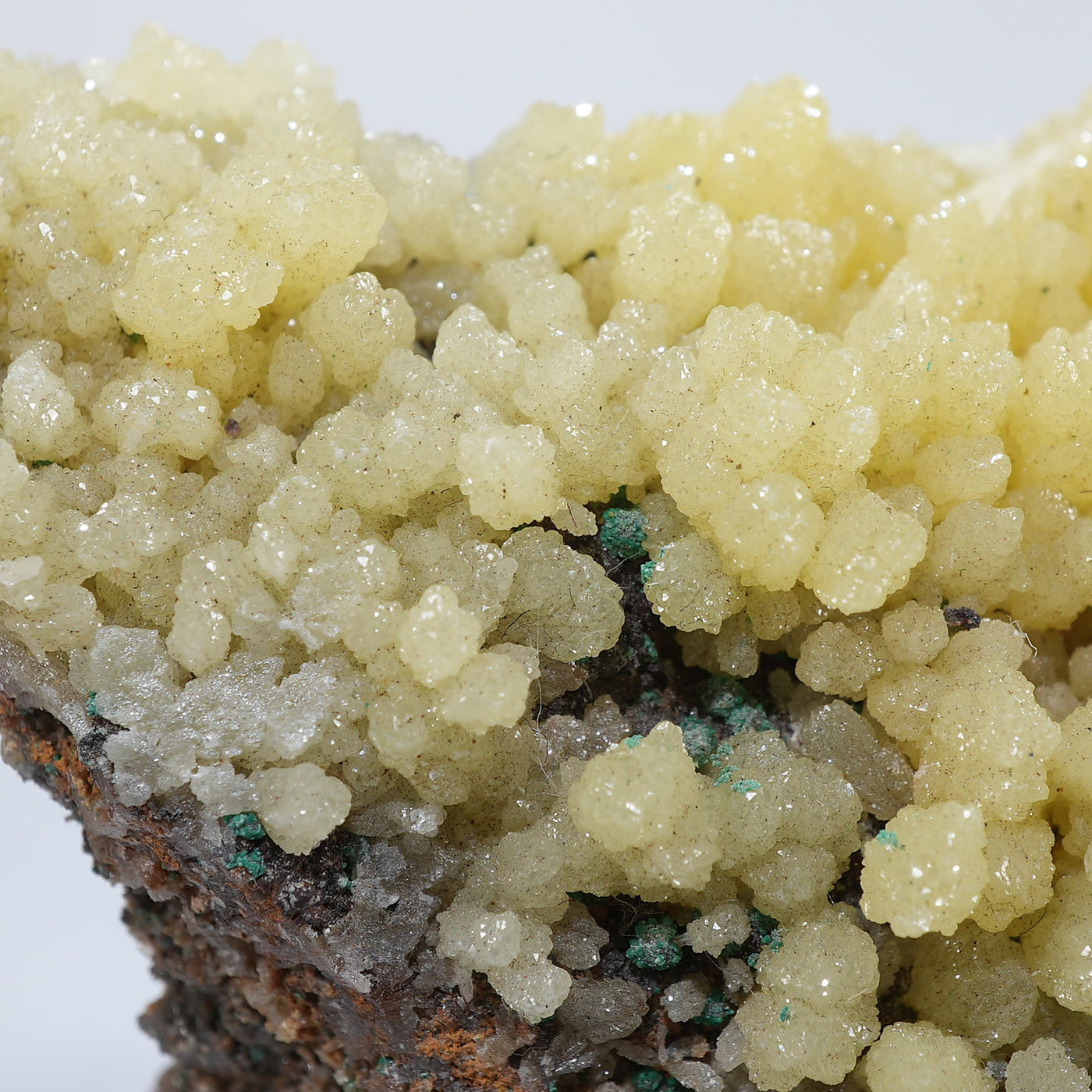 ミメタイト 鉱物標本 ヘミモルファイト ミメタイト 共生 鉱物 標本