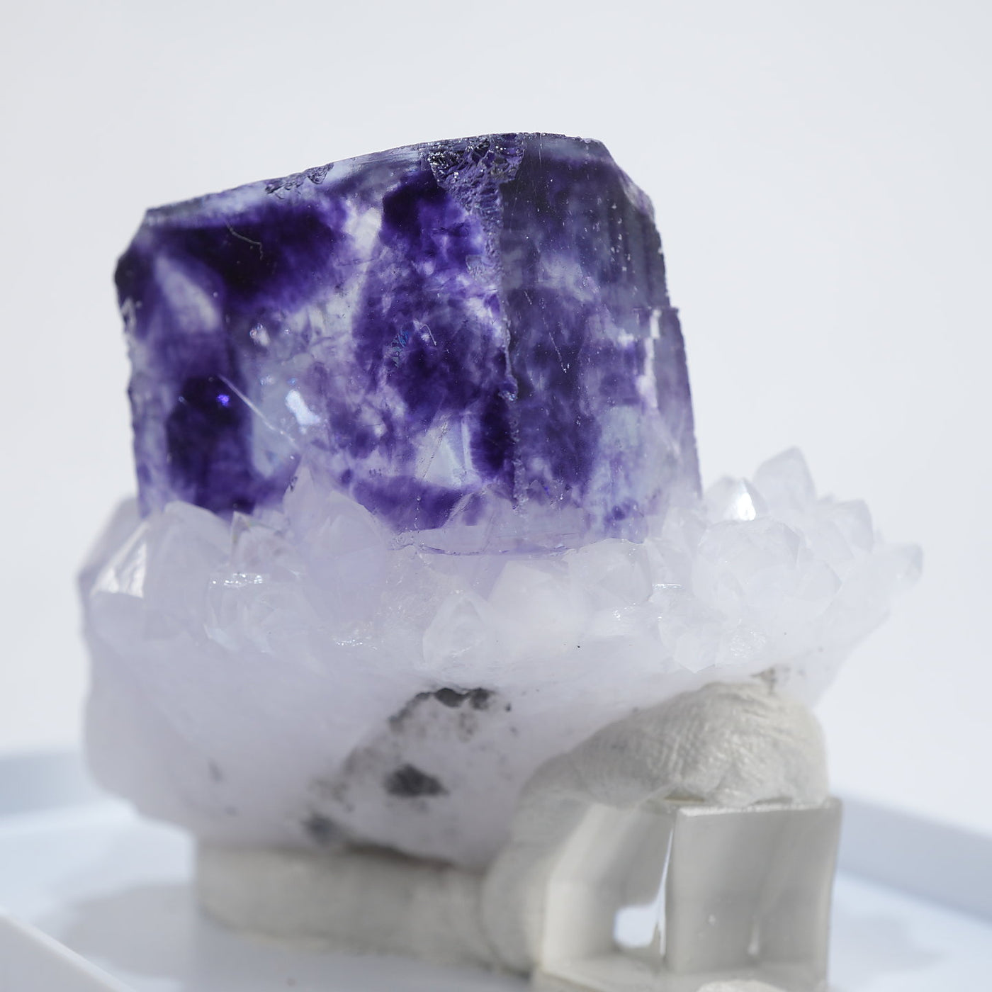 中国 ヤオガンシャン産 フローライト・水晶|ハッピーギフト