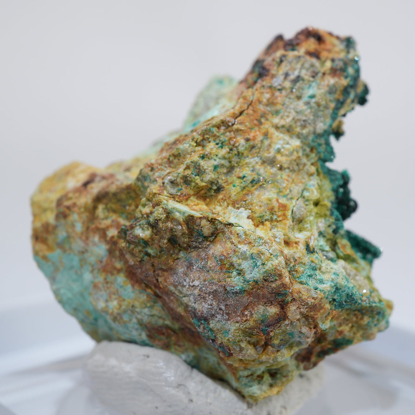 アメリカ ネバダ州産 Brochantite(ブロシャン銅鉱)・Pseudomalachite