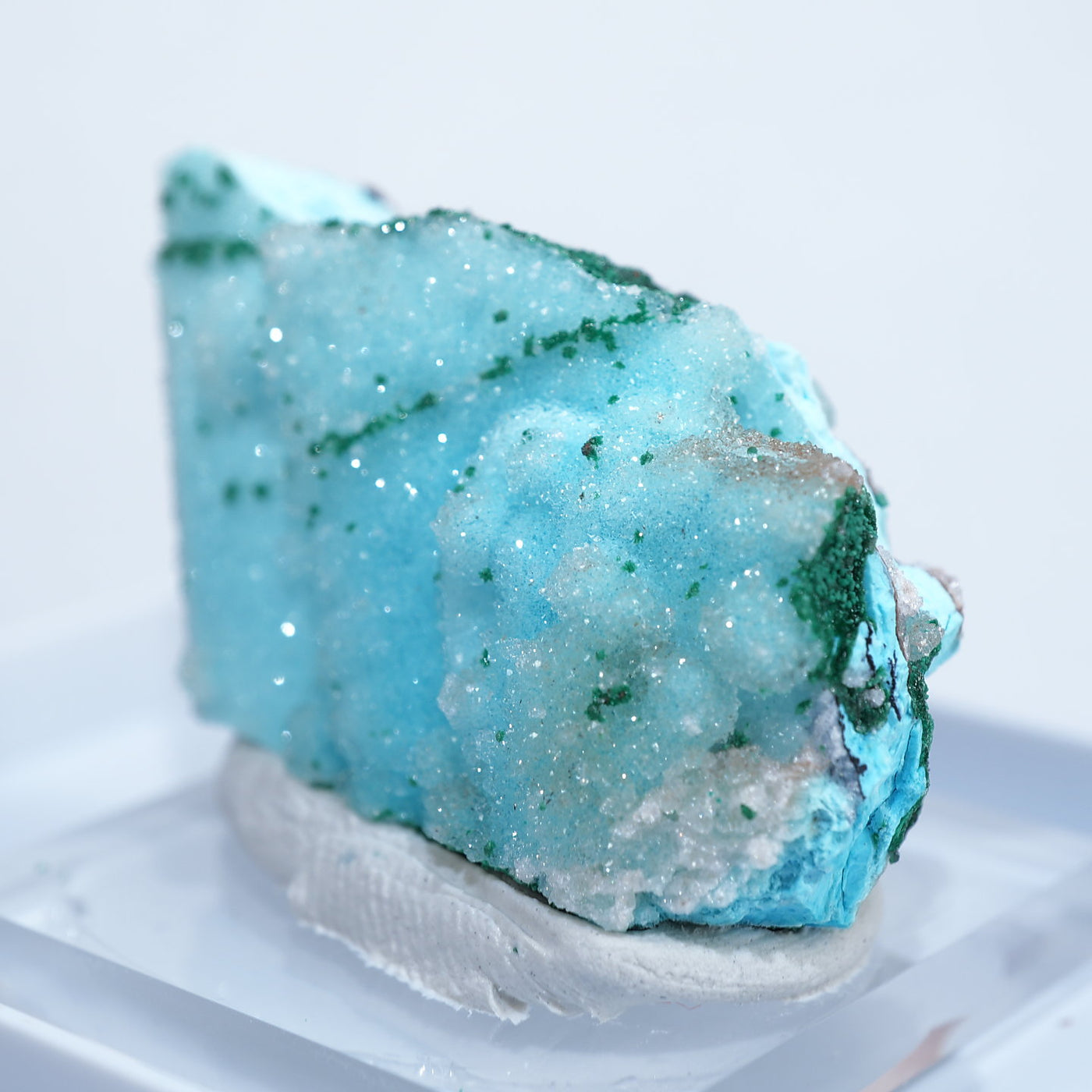 コンゴ民主共和国産 ドゥルージークリソコラ・マラカイト – 天然石