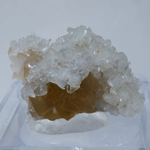 スペイン モスコーナ鉱山産 バライト付きフローライト