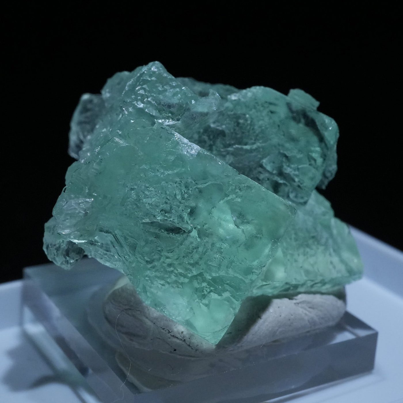 中国 湖南省 シャンファーリン産 グリーンフローライト – 天然石