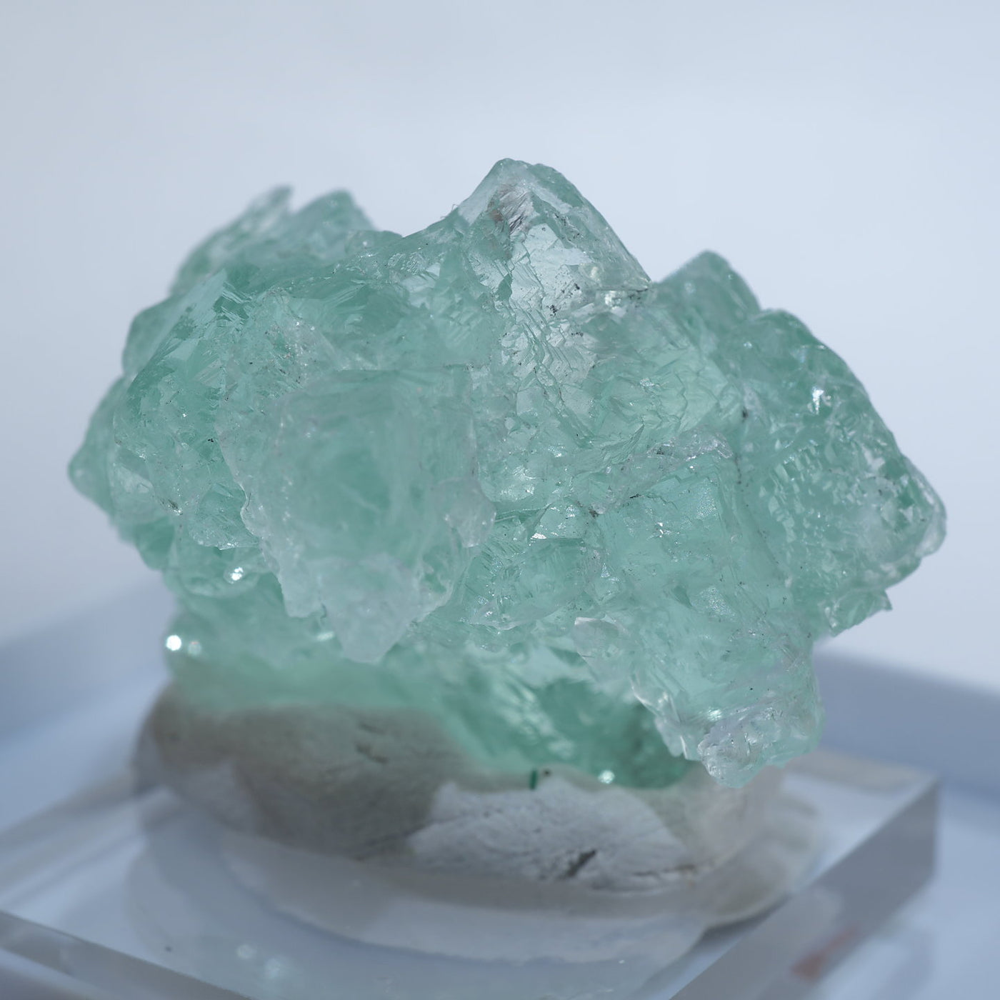 中国 湖南省 シャンファーリン産 グリーンフローライト – 天然石