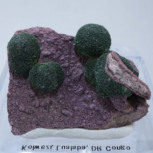 コンゴ民主共和国産 コルウェザイト on コバルトカルサイト