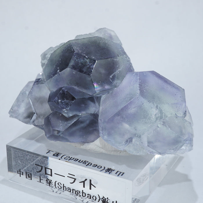 中国 上堡(Shangbao)鉱山産 フローライト