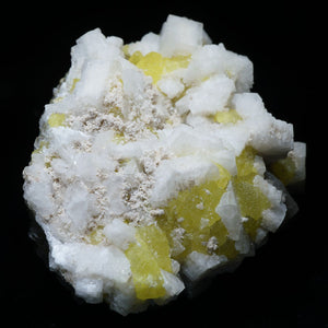 イタリア 産  アラゴナイト・硫黄