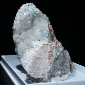 コンゴN’tola Mine産 翠銅鉱・水晶