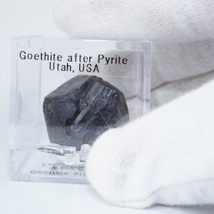 アメリカユタ州産　Goethite after Pyrite (パイライト仮晶)