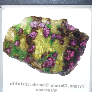 オーストリア産 Pyrope・Chrome Diopside・Enstatite