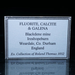 イギリス Blackdene Mine産 フローライト・ガレナ・カルサイト