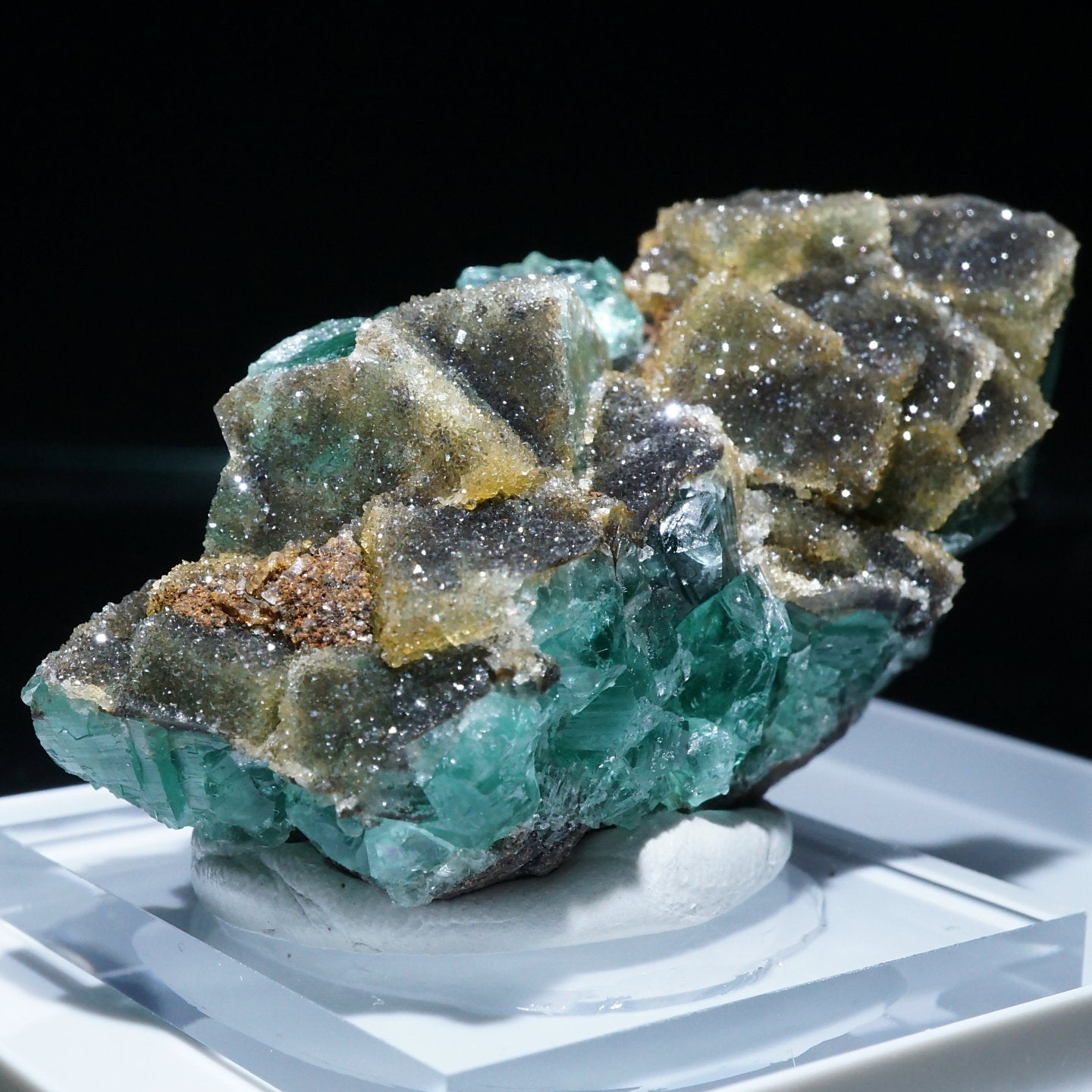 イギリス Diana Maria Mine(Druzy Dream Pocket)フローライト – 天然石