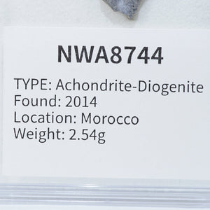 モロッコ産 隕石 NWA8744 Achondrite-Diogenite