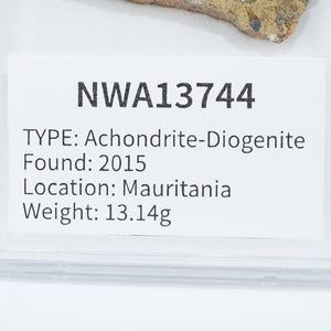 モーリタニア産 隕石 NWA13744 Achondrite-Diogenite