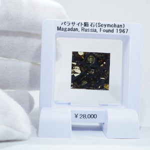ロシア産 パラサイト隕石(Seymchan）約3.6ｇ