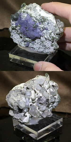 ポルトガル Panasqueira Mine産 アパタイト・水晶・硫砒鉄鉱など6種の共生鉱物