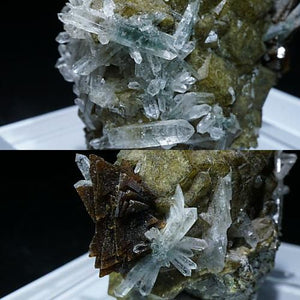 中国 内モンゴル産 Helvite・Andradite・水晶