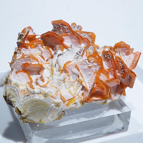 中国 新疆ウイグル自治区産 Wulfenite(ウルフェナイト) モリブデン鉛鉱