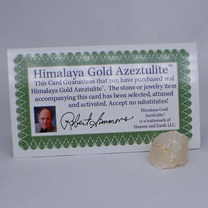 《Heaven＆Earth社》アゼツライト(Himalaya Gold) 約4ｇ 原石