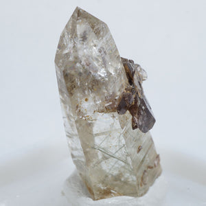 宮崎県産 斧石(Axinite)・水晶