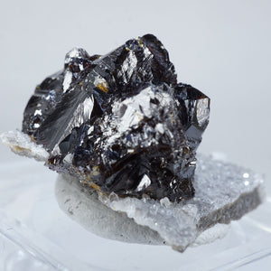 テネシー州 エルムウッド鉱山産 スファレライト・水晶