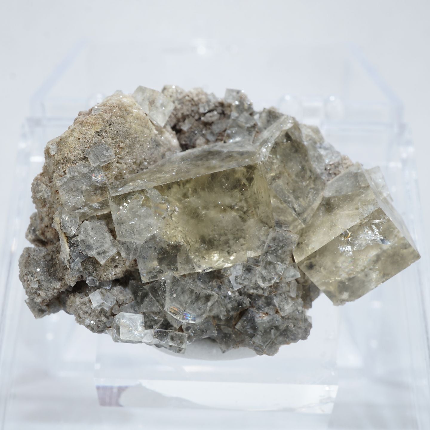イリノイ州 Cave in Rock産 蛍光八面体フローライト 約6g |ハッピー