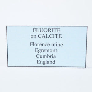 イギリス Florence Mine 産 フローライト・カルサイト